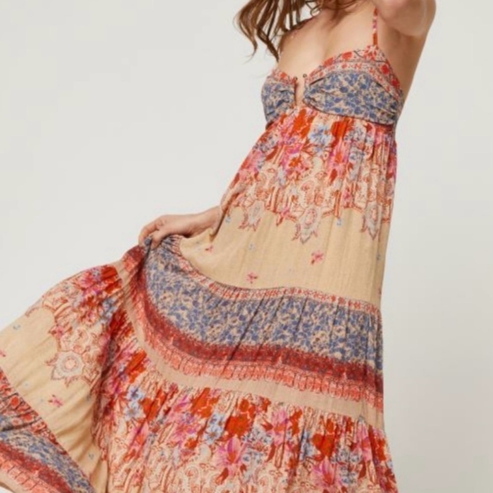 Free People Intimately Give A Little Sleeveless Maxi Dress, Size Medium EUC - Picture 10 of 14